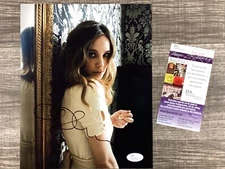 (SSG) Sexy CAROLINE DHAVERNAS Signed 8X10 Color Photo "Hannibal" with a JSA COA