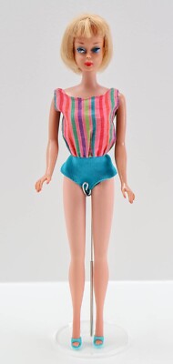 昭和レトロ  ヴィンテージBarbieアメリカンガール Vintage Long Hair Platinum High Color American Girl Barbie Doll In