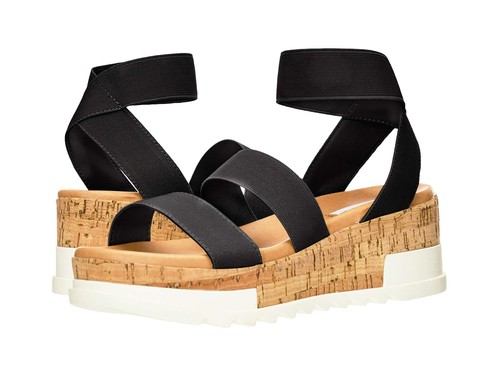 steve madden black platform wedges