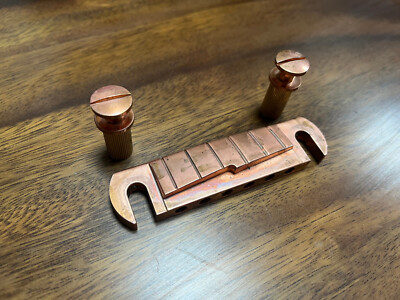 PRS Style Wraparound Bridge Tailpiece all brass