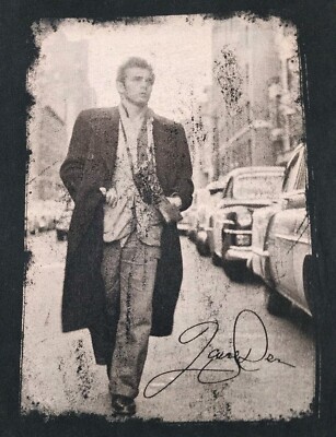 James Dean Shirt Womens Small Black Jimmy H.E. Blacksmith By Mango Ladies A41