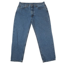 Levis Jeans Mens 36x30 Blue 550 Relaxed Fit Tapered Leg Denim Workwear