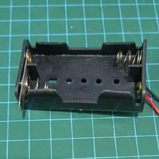 5PCS AA Battery Holder Case Box with Wire Leads for 2X Series AA Batteries 3V