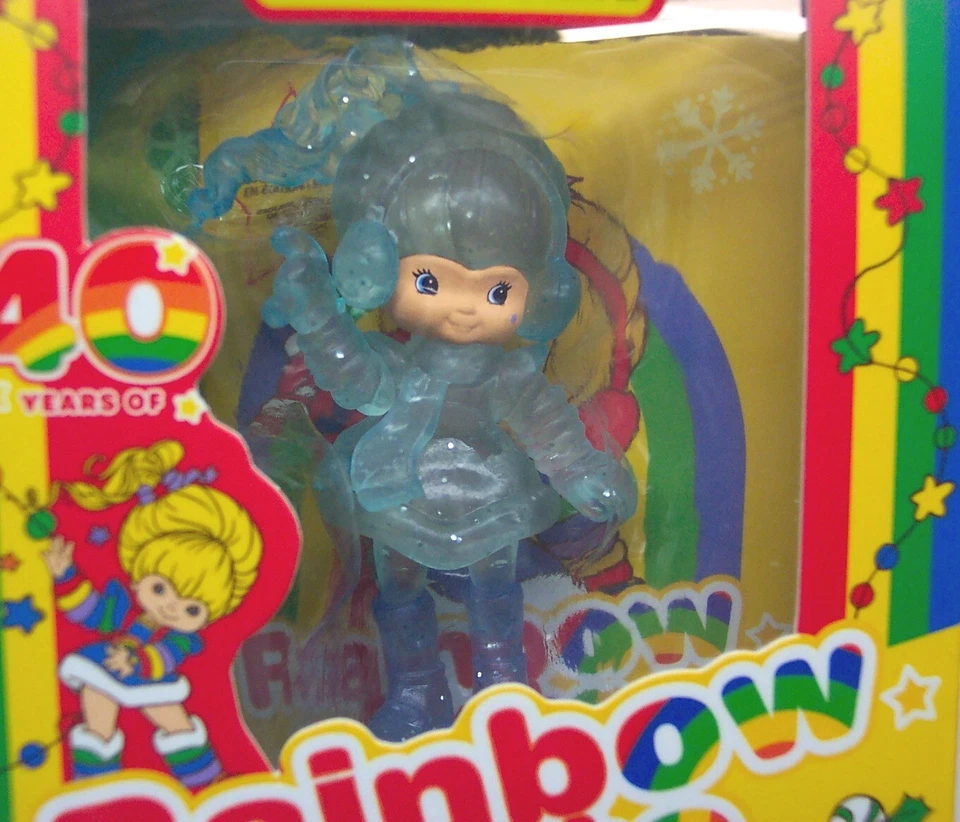 Rainbow Brite зимний праздник погони блестящий CHEEBEE ПВХ пластиковая игрушка фигурка новый - Изображение 2 из 3
