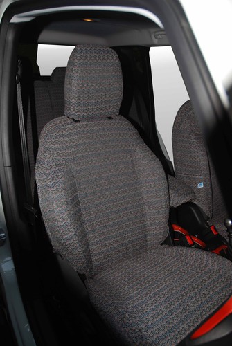 Coprisedili Jeep Renegade Anteriori - Personalizzati, Rigati Nero, Airbag Compatibili - Foto 5