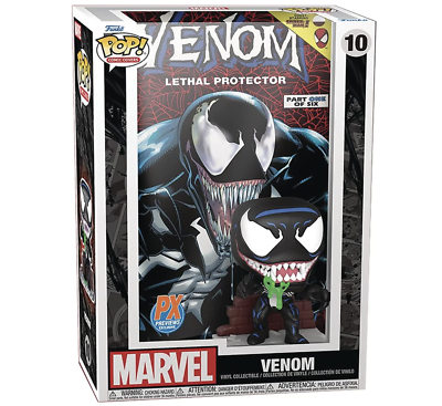 Funko Pop Comic Cover Marvel Venom Lethal Previews Exclusive Vinyl
