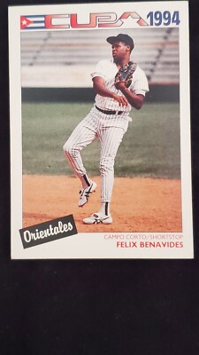 FELIX BENAVIDES 1994 CUBAN LEAGUE #110 MINT BASEBALL CARD 