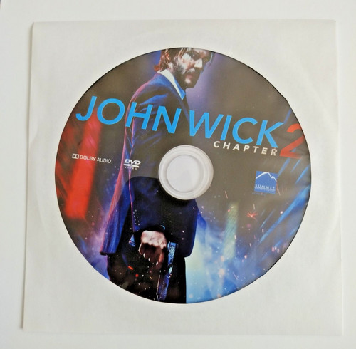 John Wick 2 DVD Keanu Reeves - DIsc Only - MOVIE CLEARANCE