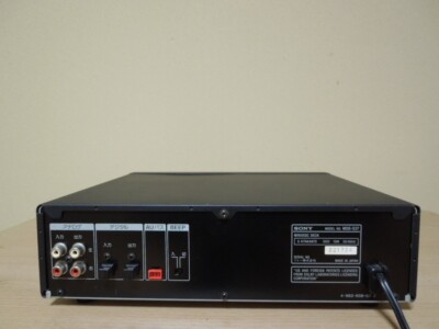 SONY MDS-S37 MDデッキ リモコン 説明書付属 MDプレイヤー SONY MDS