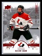 2016-17 Upper Deck Team Canada Juniors Exclusives #78 Mason Shaw 138/175 !!
