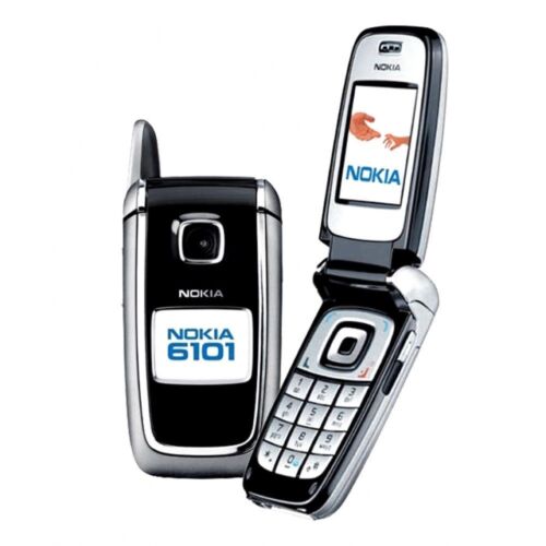 Téléphone portable original Nokia 6101 FM CAMÉRA 2G GSM à rabat 1,8 pouces écran - Photo 1/6