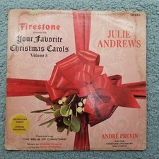 Your Favorite Christmas Carols Volume 5  Julie Andrews Vinyl Record LP Vintage