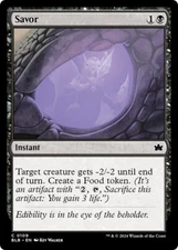 SAVOR x4 mtg NM-M Bloomburrow 4 Common