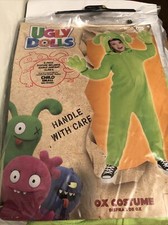 Ugly Dolls OX 3 Piece Child Green Halloween Costume Cosplay Small 4/6 - NEW