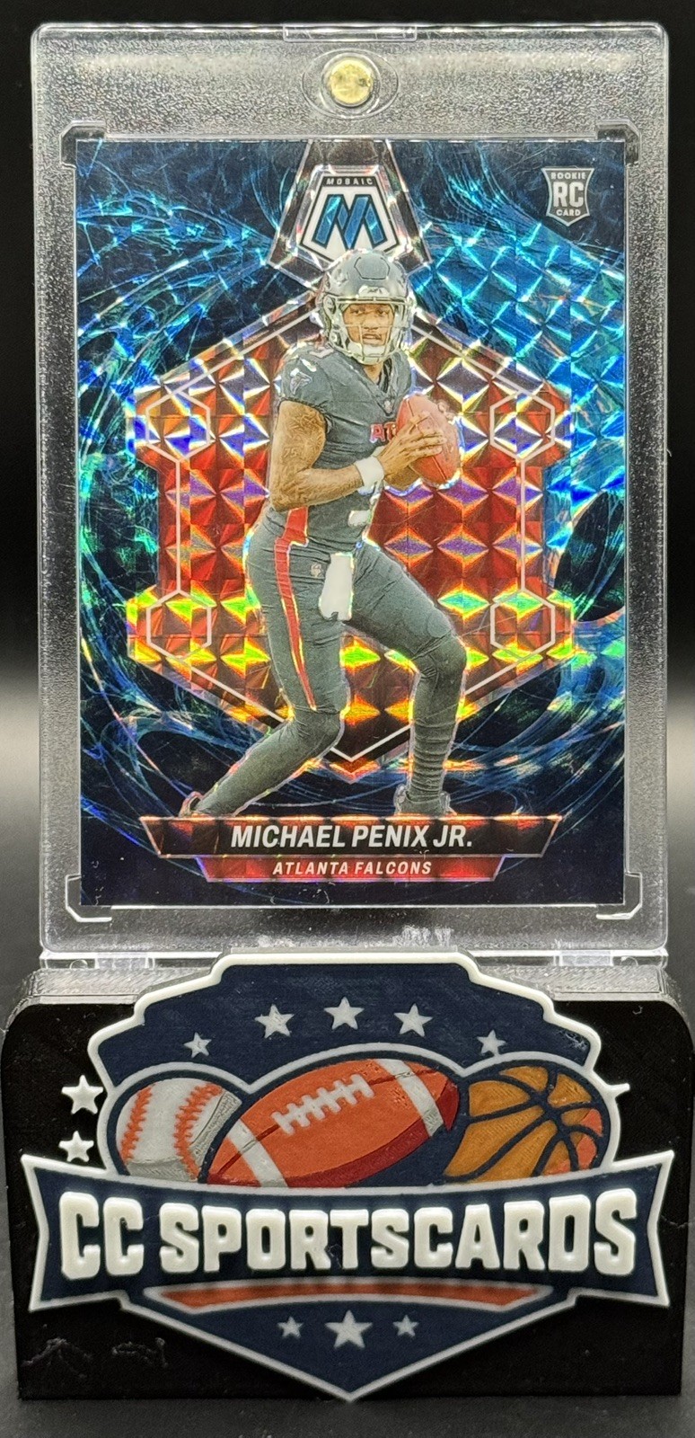 2024 Panini Mosaic - Rookies Michael Penix Jr. #308 Genesis Mosaic Prizm (RC)