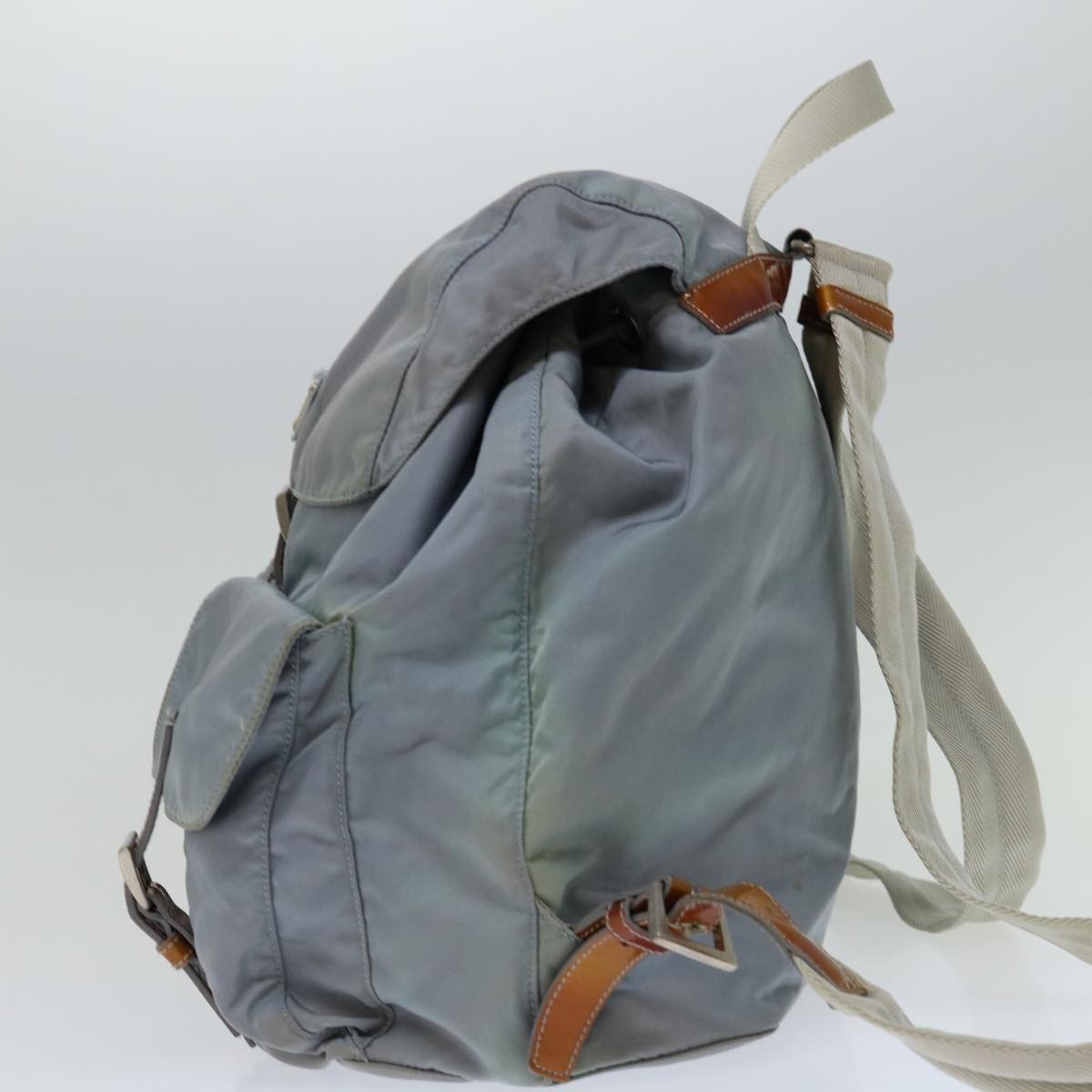 PRADA Backpack Nylon Light Blue Auth 65375 | eBay display picture 2