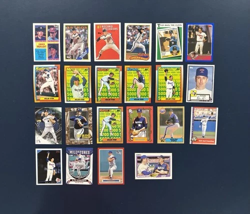 Nolan Ryan Baseball Card Lot 22 Cards Topps Vintage Astros Rangers Angels