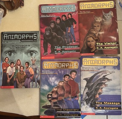 Lot of Five (5) Animorphs Books K.A Applegate Paperbacks