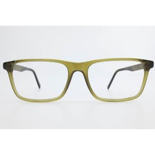 John Varvatos V374 Olive Green Tortoise Rectangular Eyeglass Frames 55-17-145