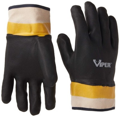 Galeton Viper Double Coated PVC Gloves, Safety Cuff (Pack of 12)