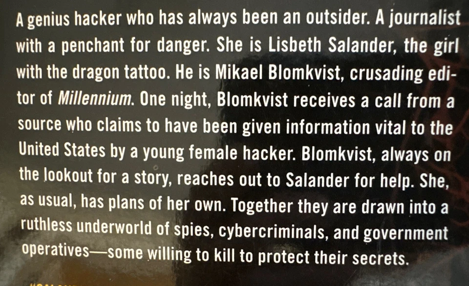 the girl in the spiders web book - Image 3 of 4