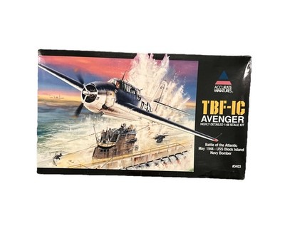 Accurate Miniatures TBF-1C Avenger  Truk Lagoon Raid  1:48 Model Plane Kit 3405