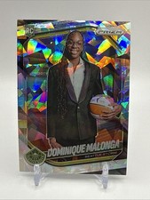 2025 Panini Prizm WNBA Dominique Malonga Cracked Ice RC Variation