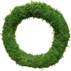 Plain Make Your Own Padded Moss Effect Wreath Ring Decoration Rings (2 SIZES)