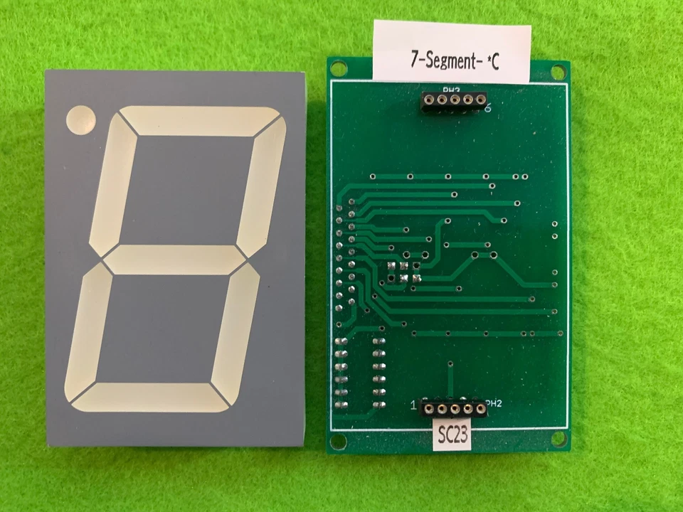 Arduino Uhr °C-Modul + Kingbright SC23-12SR 56mm 7-Segment Anzeige-Display
