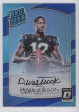2017 Donruss Optic Rated Rookie Blue Auto 49/75 Dede Westbrook #187 Auto 0f5t