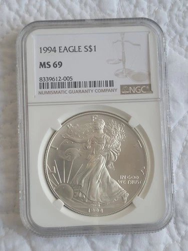 1994 Silver Eagle NGC MS69