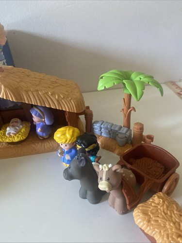 Fisher-Price Little People Deluxe Christmas Story Nativity Set Music/Lights 16pc - Picture 5 of 14