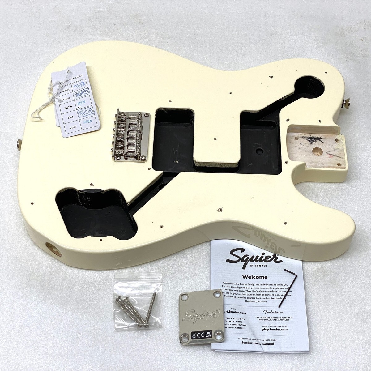 Real FULL THICKNESS Fender Squier TELE DELUXE HH Body Classic Vibe