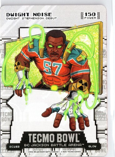 2026 Bo Jackson Battle Arena Tecmo Dwight Noise Unmasked Silver Coin Flip SSP