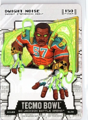 2026 Bo Jackson Battle Arena Tecmo Dwight Noise Unmasked Silver Coin Flip SSP