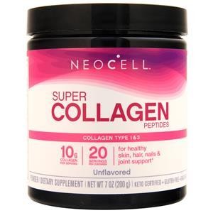 Neocell Super Collagen Peptides Collagen Type 1-3 Unflavored 7 oz 4090₽