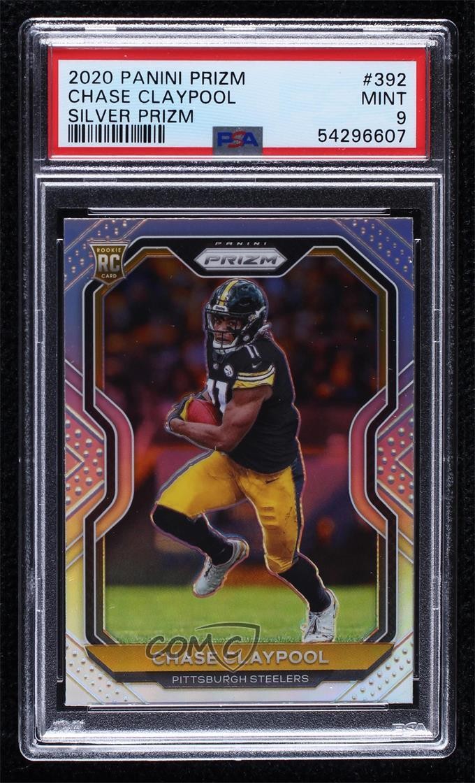 2020 Panini Prizm Silver Chase Claypool #392 PSA 9 MINT Rookie RC 2l4