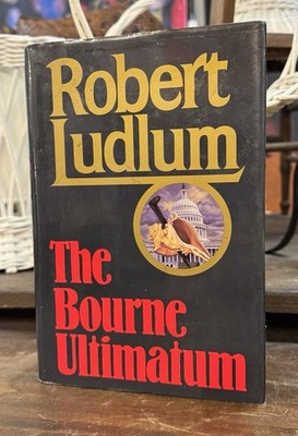 The Bourne Ultimatum by Robert Ludlum First Edition Book w/ Dust Jacket