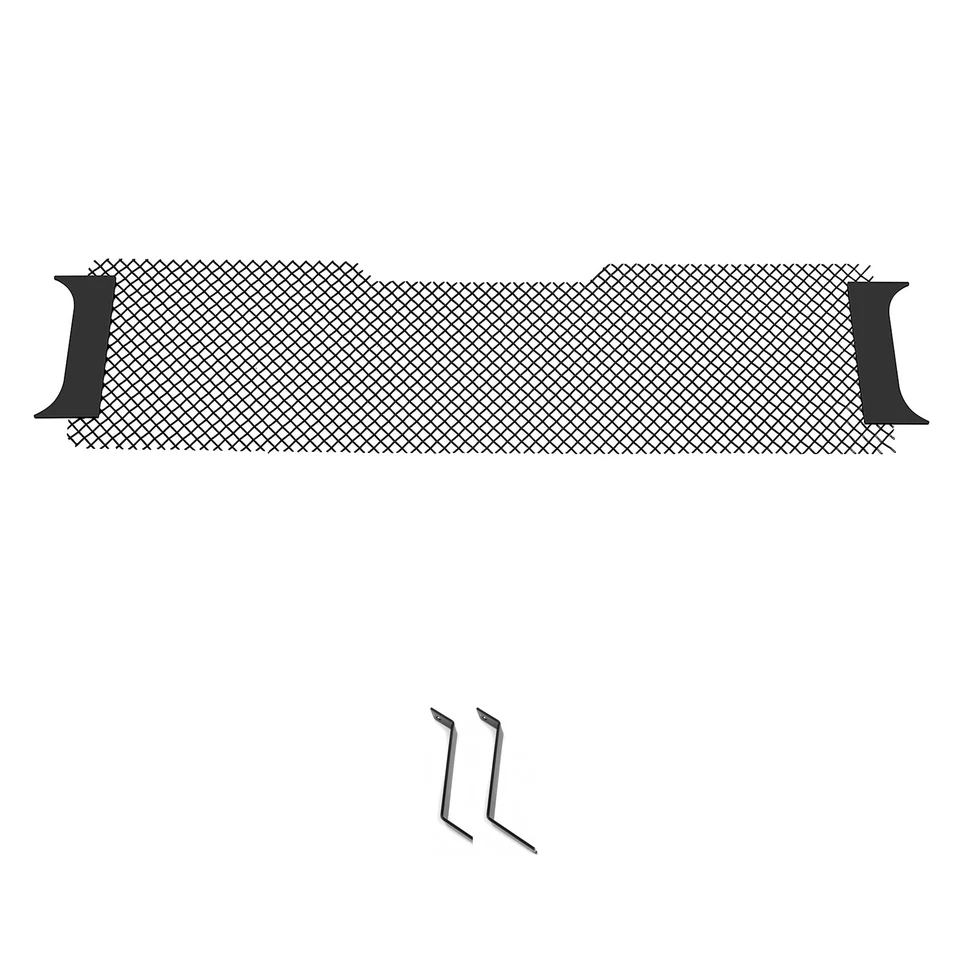 Fits 2011-2016 Ford F-250/350/450 SD No Frame Black Bumper Mesh Grille - Image 2 of 4