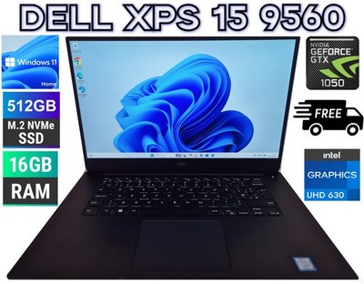 Dell XPS 15 9560 - i7-7700HQ | 16GB RAM | 512GB SSD | GTX 1050 4GB | 16'' 4K UHD