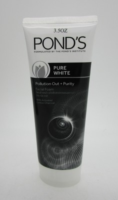 POND'S Pure White Facial Foam with Activated Carbon Charcoal 3.5 oz.