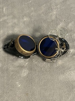 Steampunk Goggles Rare Custom Cyberpunk Cosplay Engineer Fantasy Gothic
