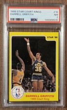 1986 Star Court Kings #16 Darrell Griffith Utah Jazz Basketball Card PSA 7 NM