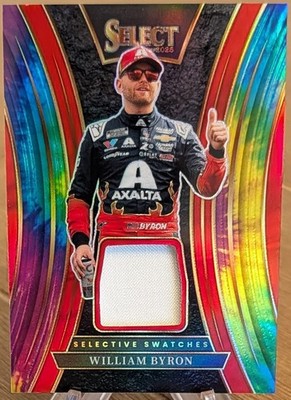 2025 Select Selective Swatches Race Used Tie-Dye Prizm SP 4/25 William Byron