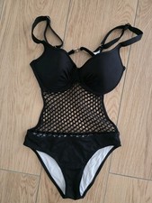 Madora Push-Up Monokini – Gr. 38 (fällt wie 36 aus!) – Schwarz – TOP Zustand!