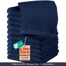 Utopia Towels 12 Pack Cotton Washcloths Set, 100 Ring Spun Cotton, Premium Flan