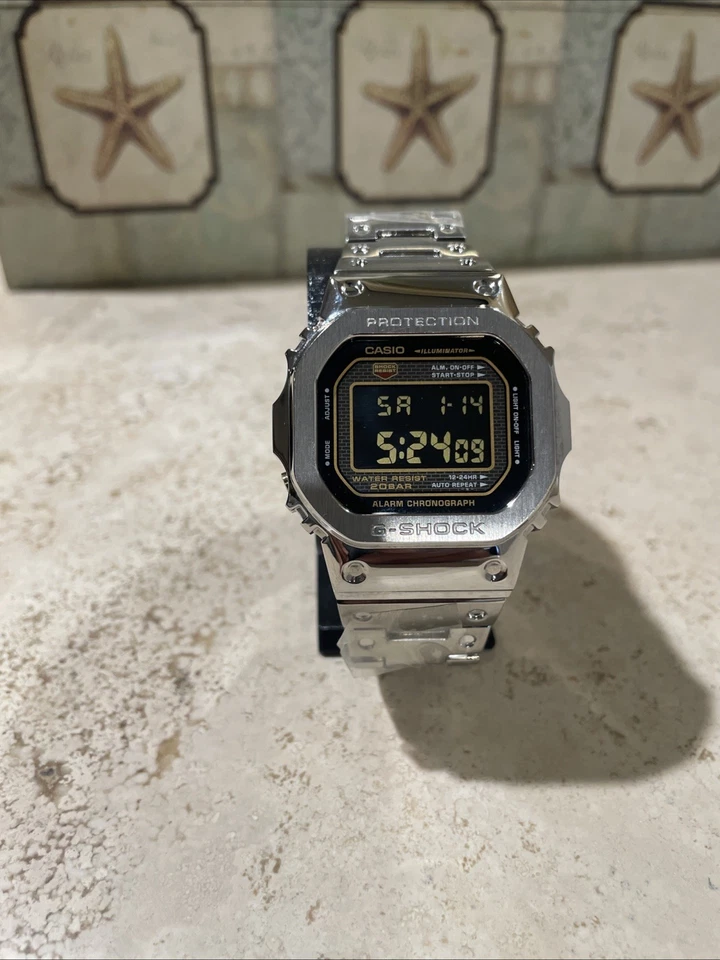 Casio G-Shock DW-5025B 25 Aniversario Edición Limitada Nuevo Acero Inoxidable Foto 2 de 4
