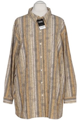 Ulla Popken Bluse Damen Oberteil Hemd Hemdbluse Gr. EU 54 Beige #1fec5q1