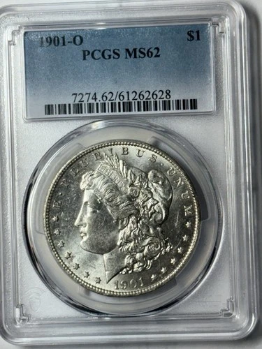 1901-O Morgan Silver Dollar MS62