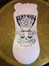 Fist City Insane 8 Wheels Foot-Shaped Art Skateboard Don Will 2016